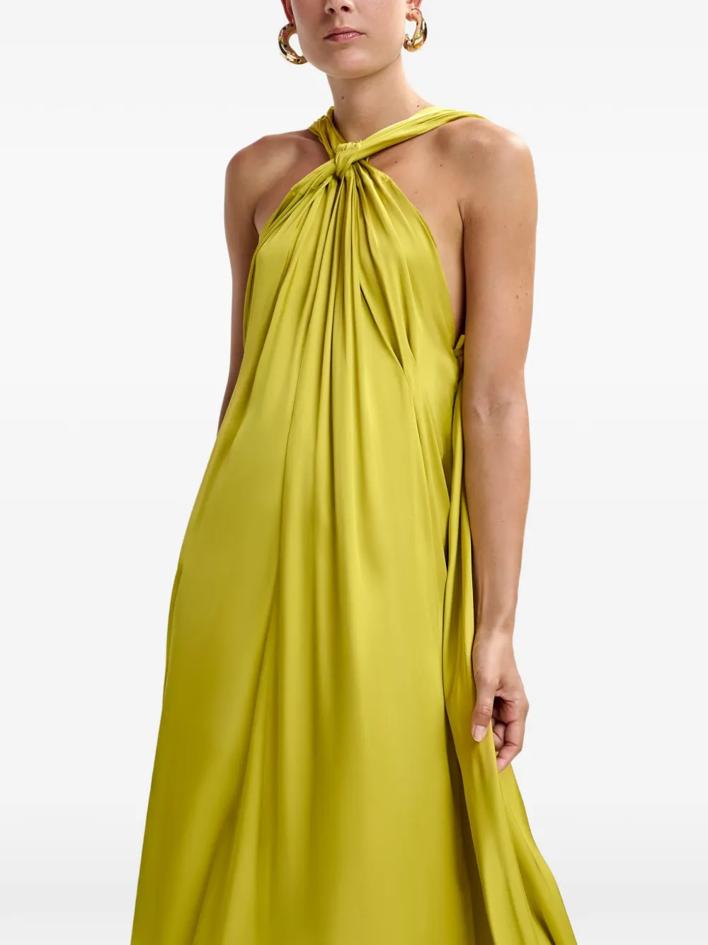 Halterneck A-Line Dress
