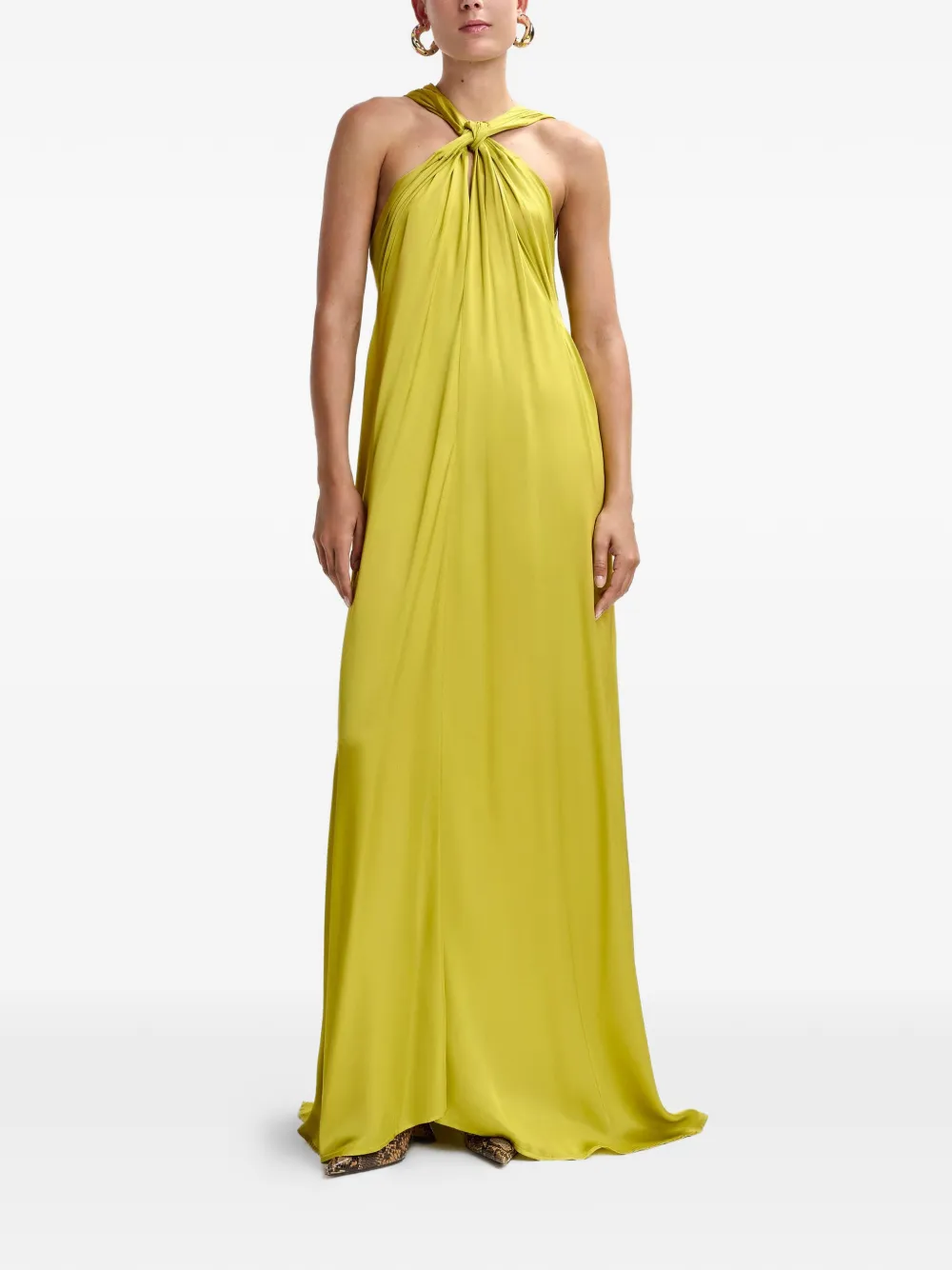 Halterneck A-Line Dress
