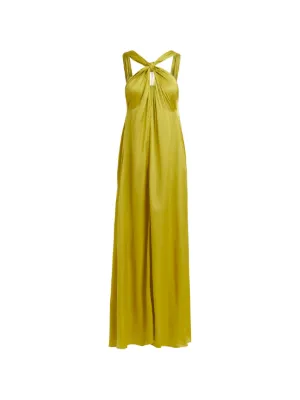 green emerald velvet dress Essentiel Antwerp summer dress – insolito-vintage