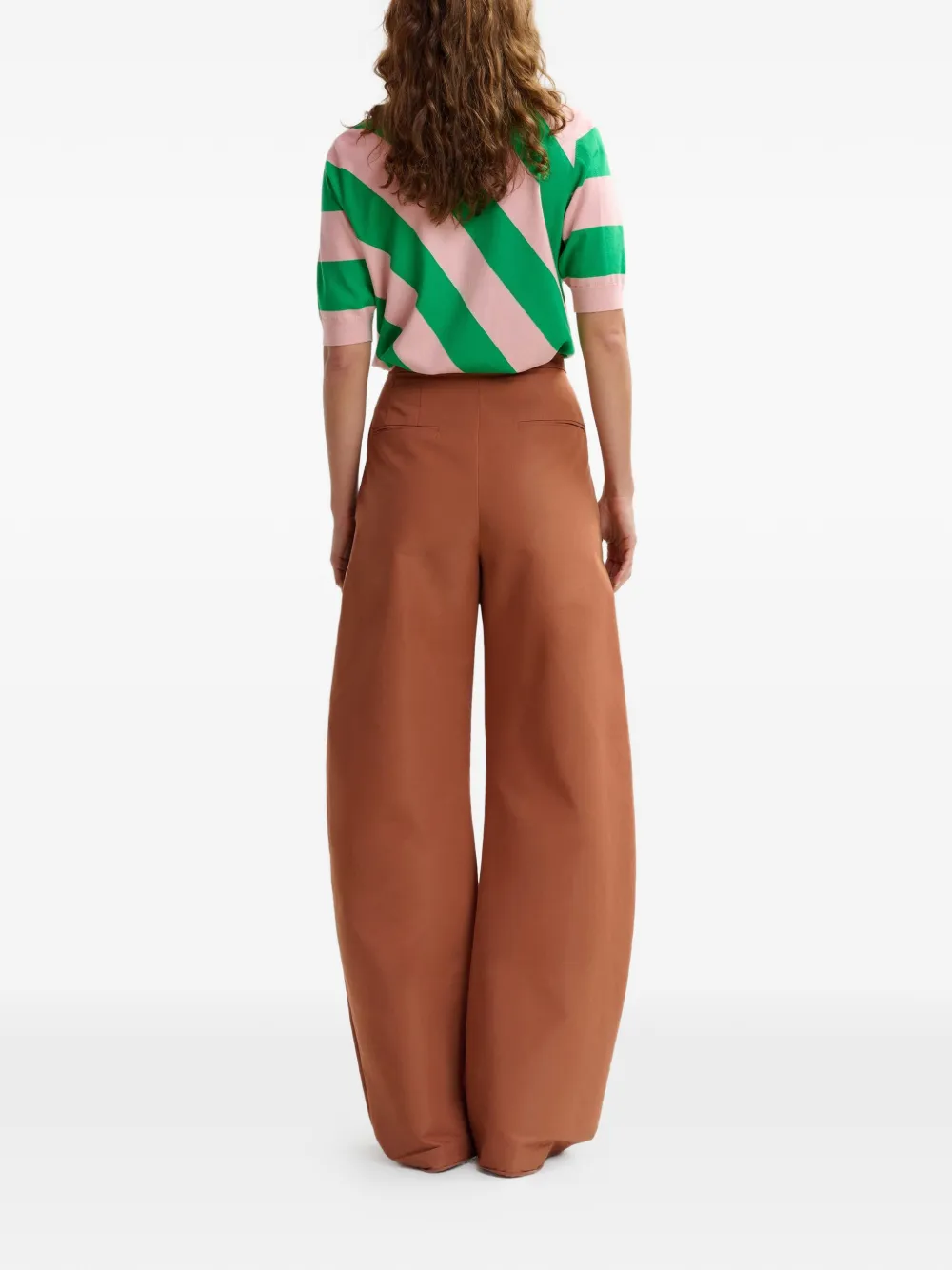  Essentiel Antwerp Pleated Trousers - Brown 