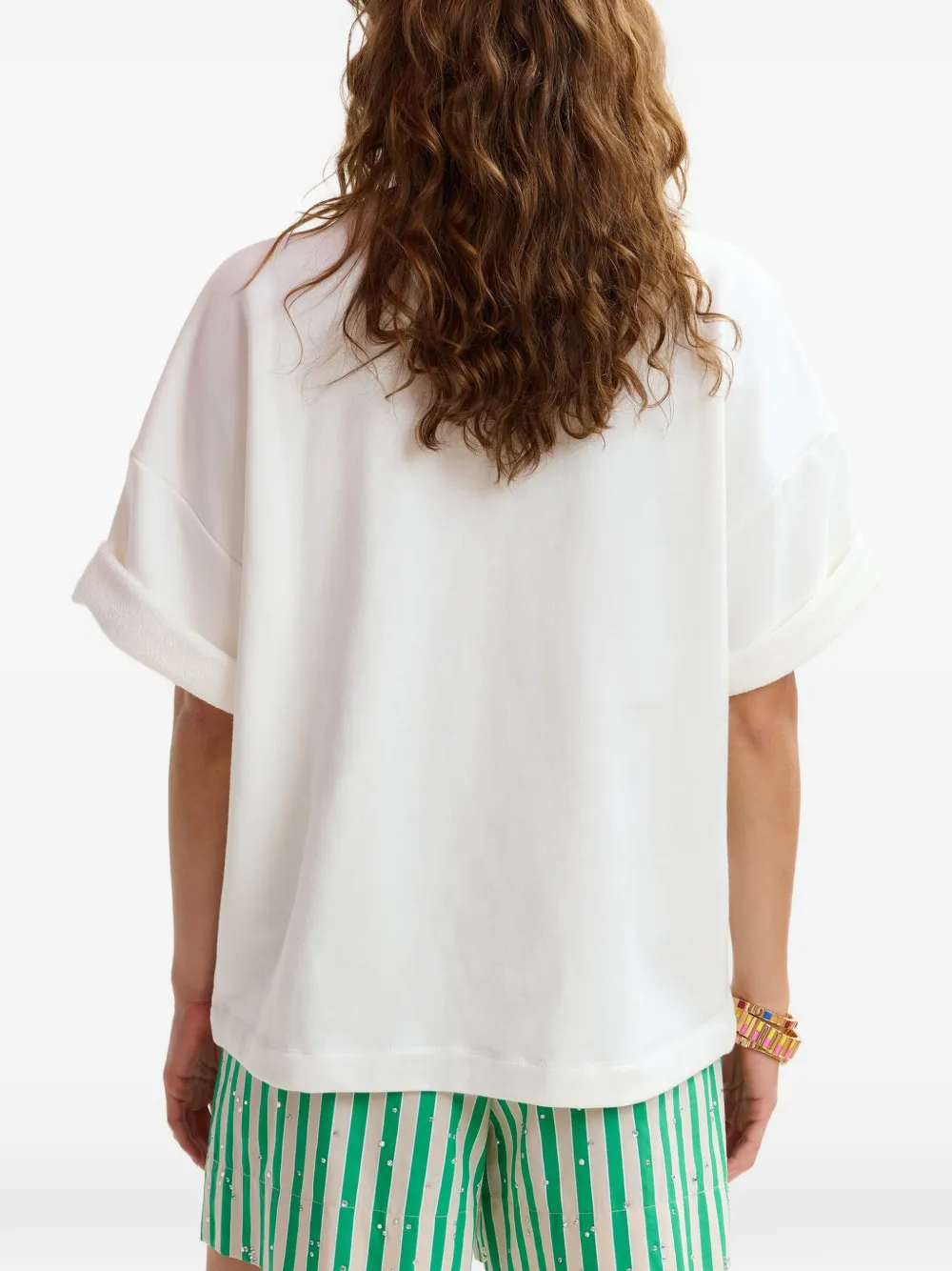 Floral-Pattern T-Shirt