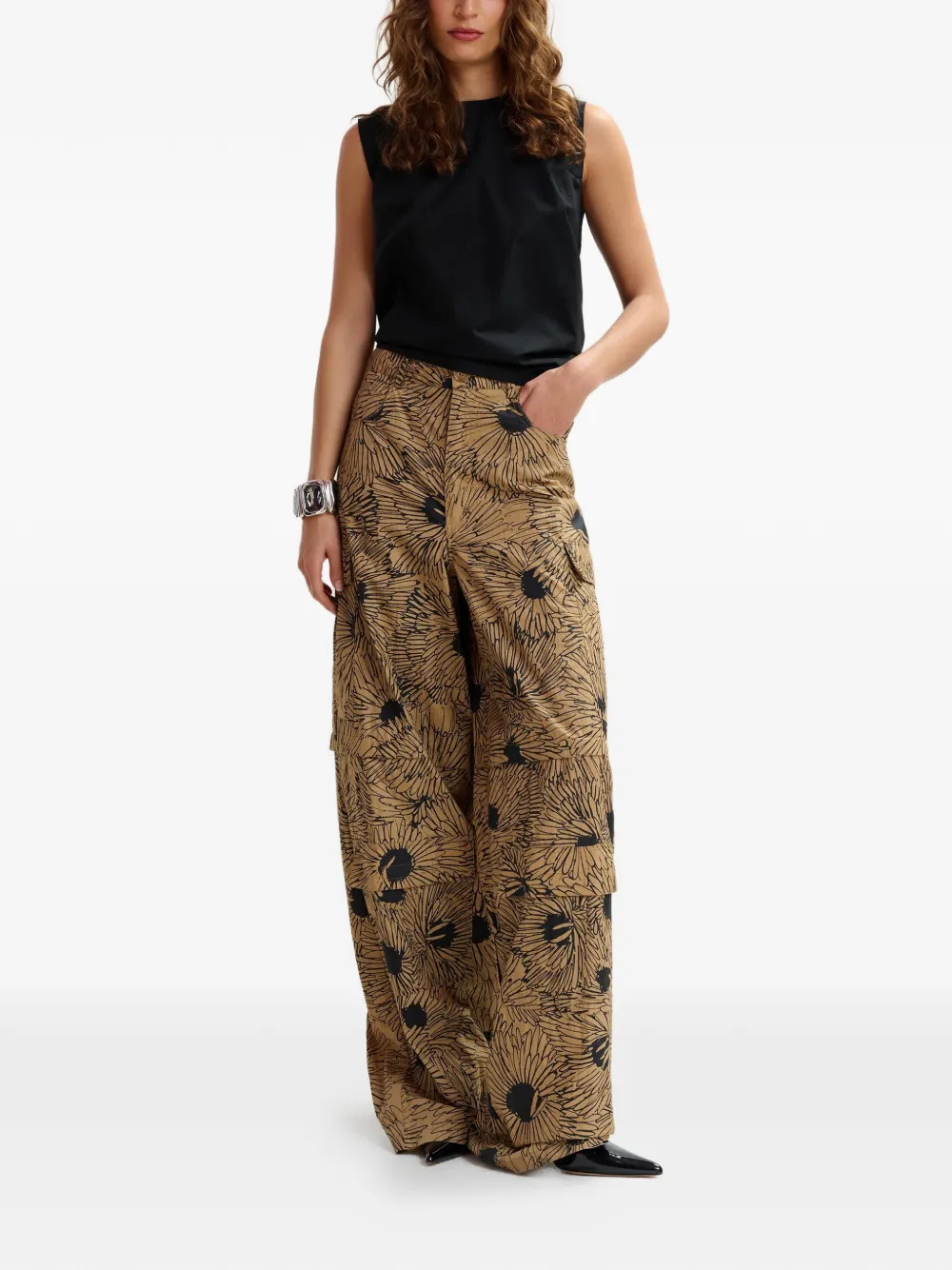  Essentiel Antwerp Back-tie Top - Black 