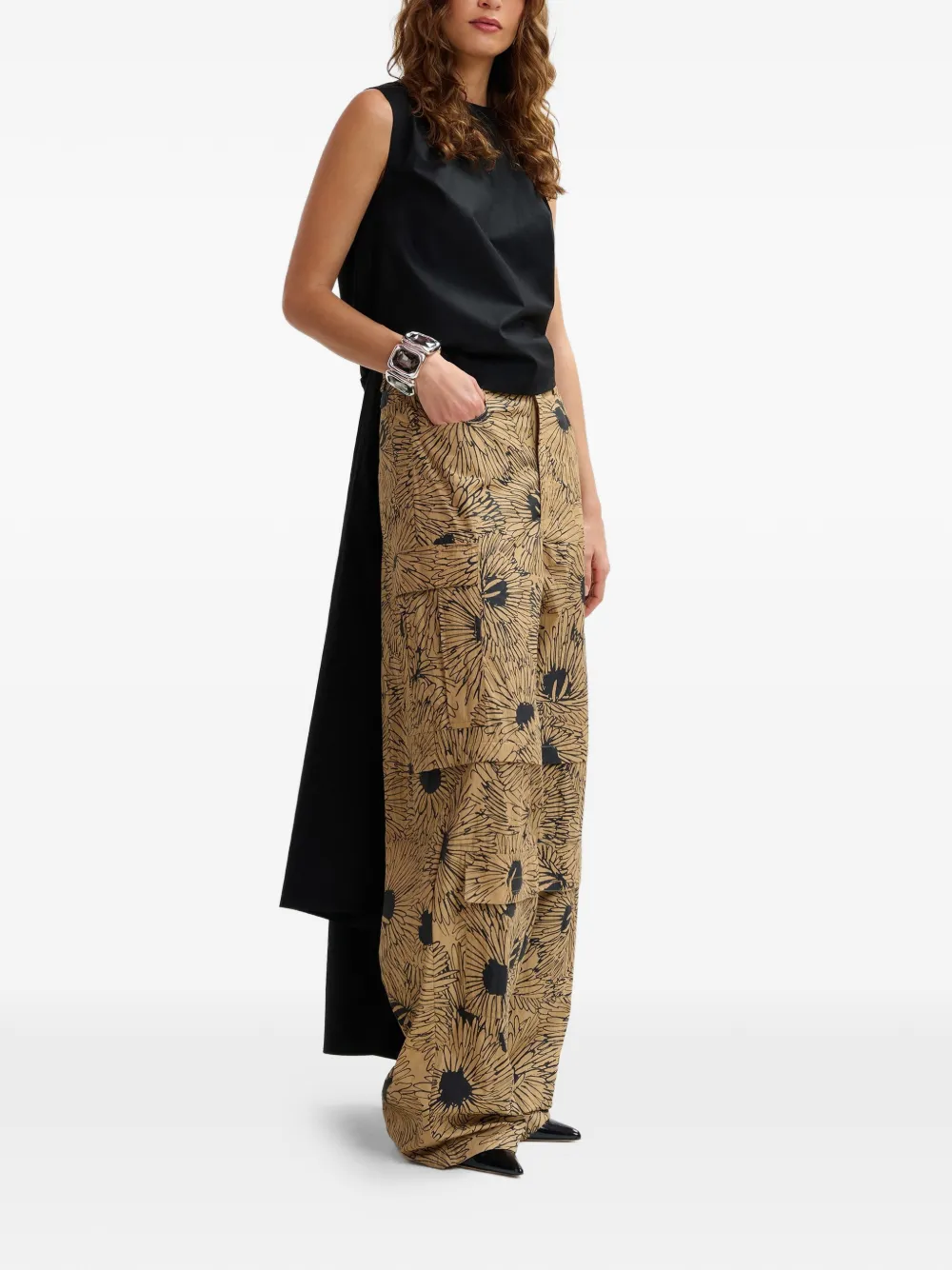  Essentiel Antwerp Back-tie Top - Black 