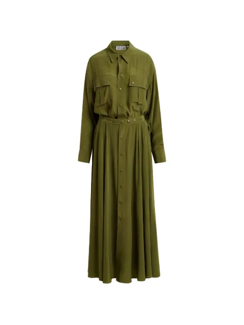 Essentiel Antwerp chest-pockets button-up maxi dress