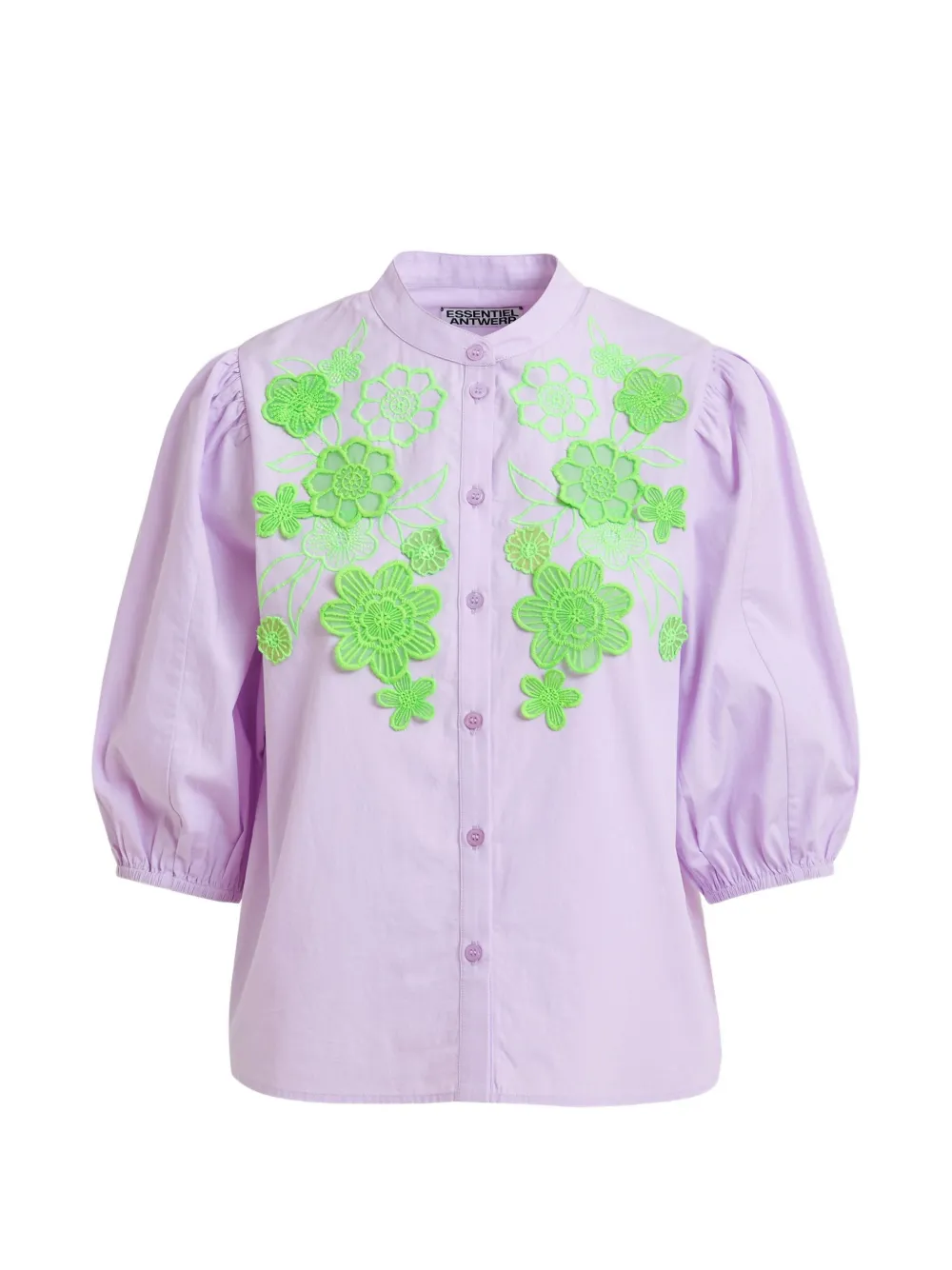 Essentiel Antwerp Camicia con ricamo - Viola