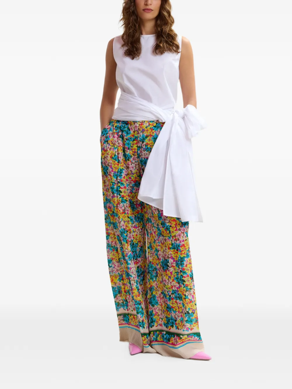  Essentiel Antwerp Back-tie Top - White 