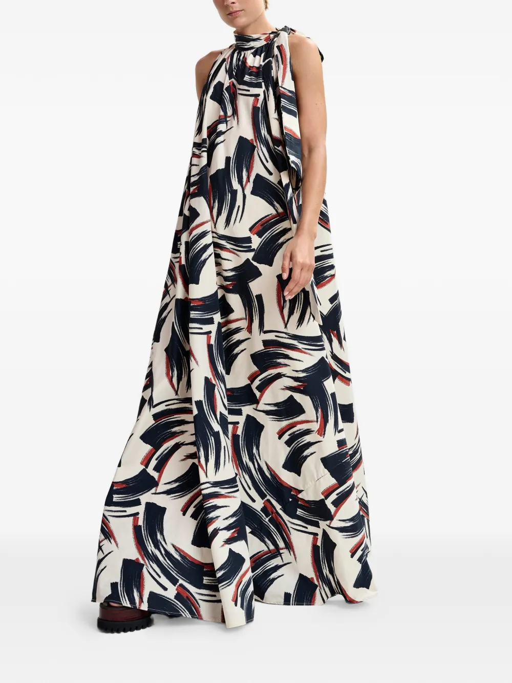 Patterned Maxi Dress