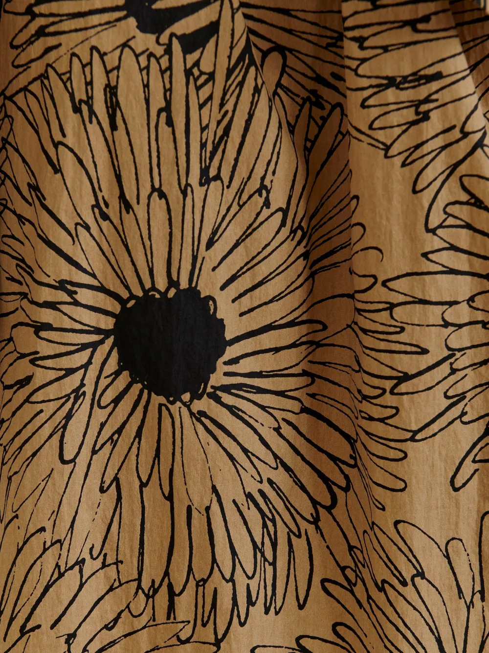 Essentiel Antwerp Mini-jurk met bloemenprint Bruin