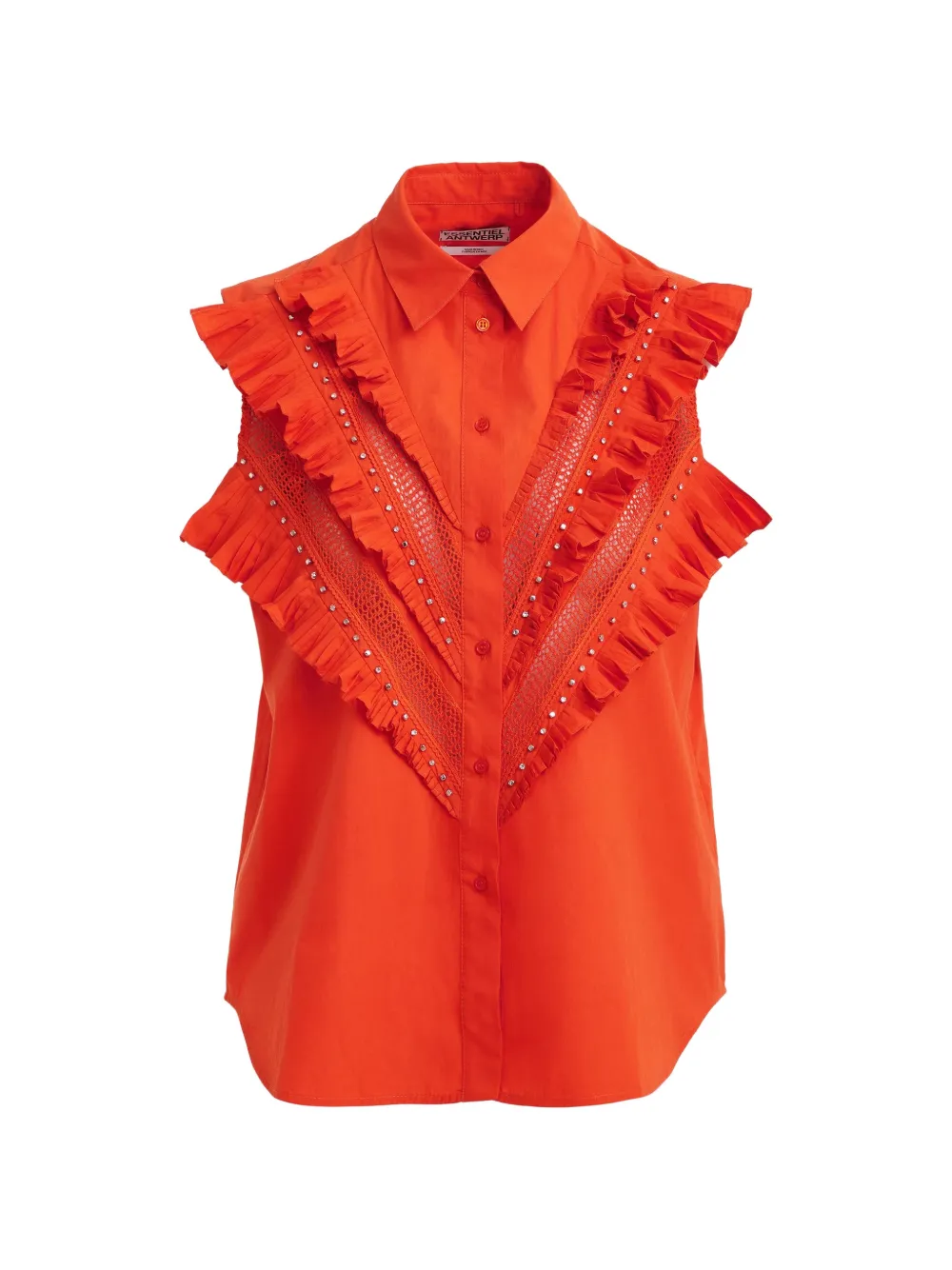 Essentiel Antwerp Camicia con ruches - Arancione
