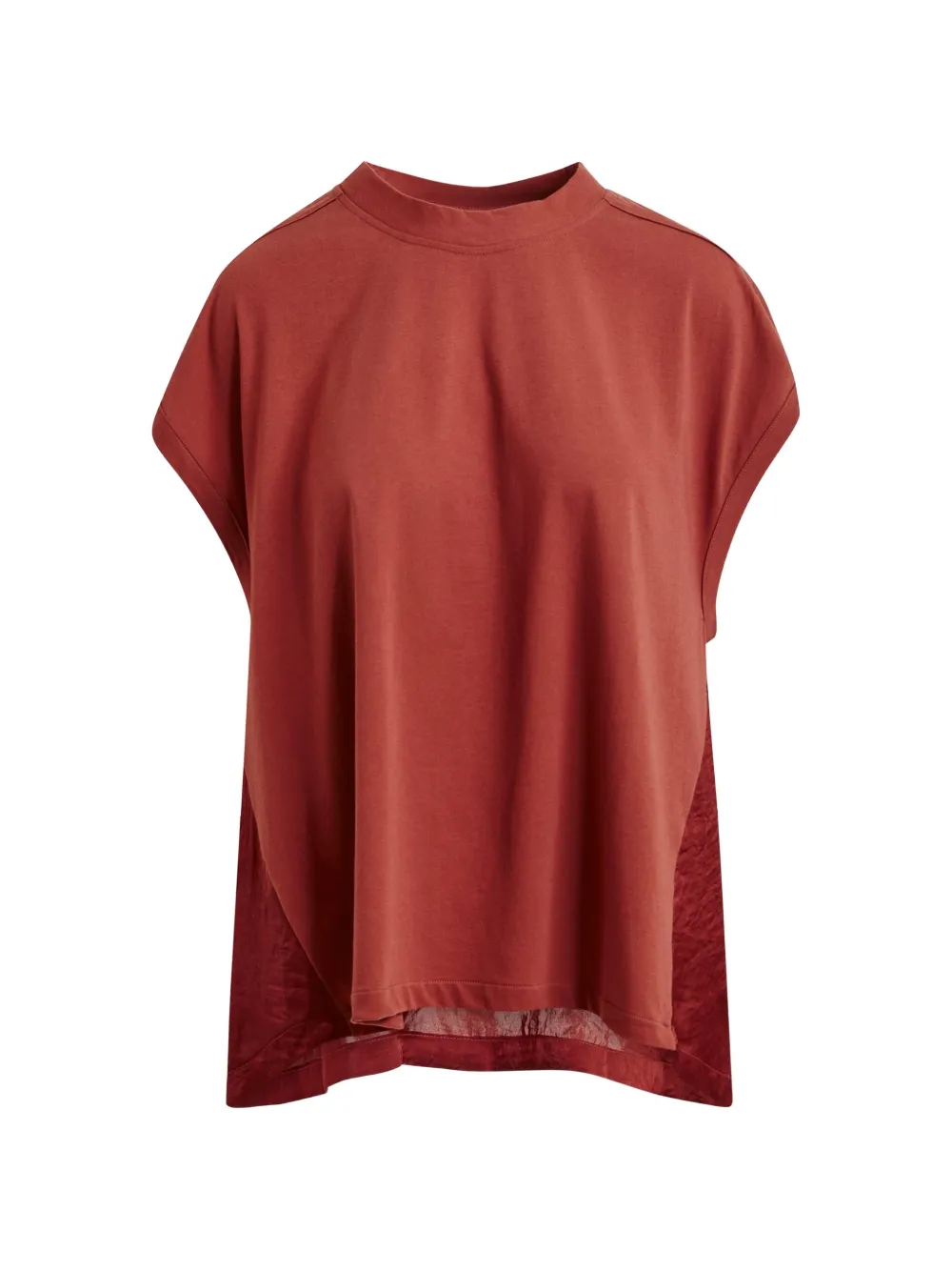 Essentiel Antwerp T-shirt con maniche ad aletta - Rosso