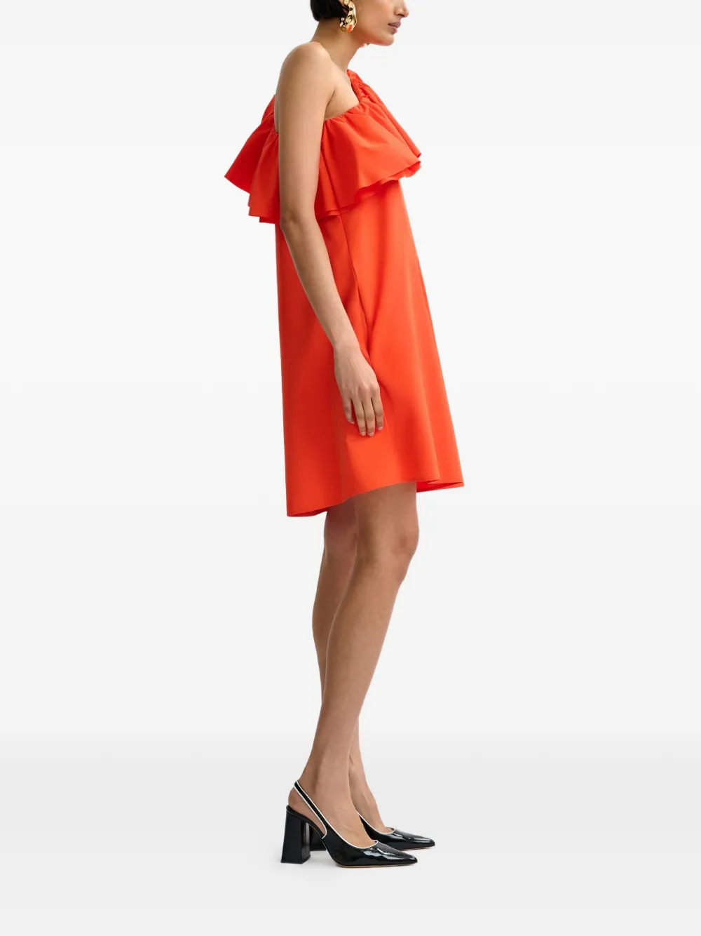 Essentiel Antwerp Asymmetrische mini-jurk Oranje