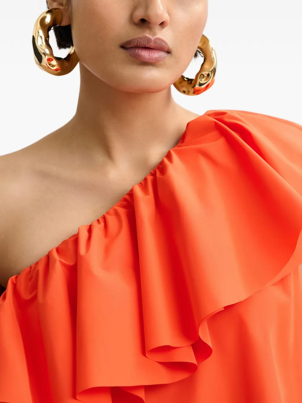 Essentiel Antwerp Asymmetrische mini-jurk Oranje