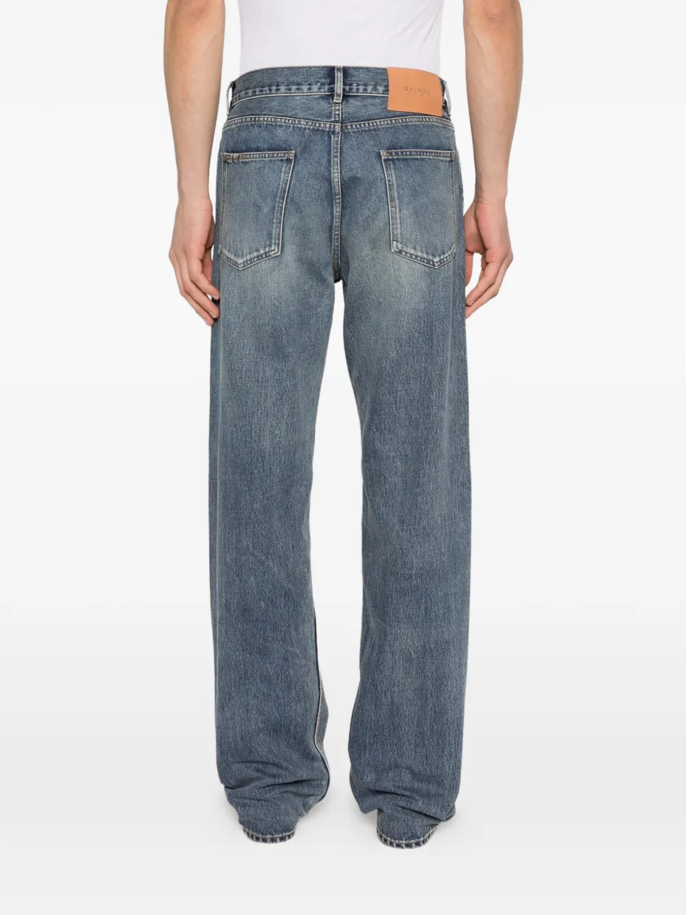JW Anderson Jeans met knoop Blauw