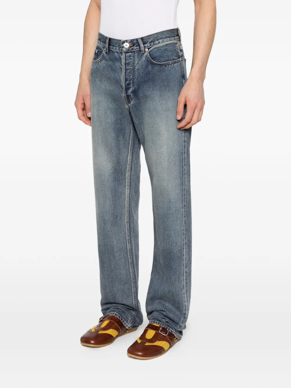  Jw Anderson Vaqueros Con Botones - Azul 