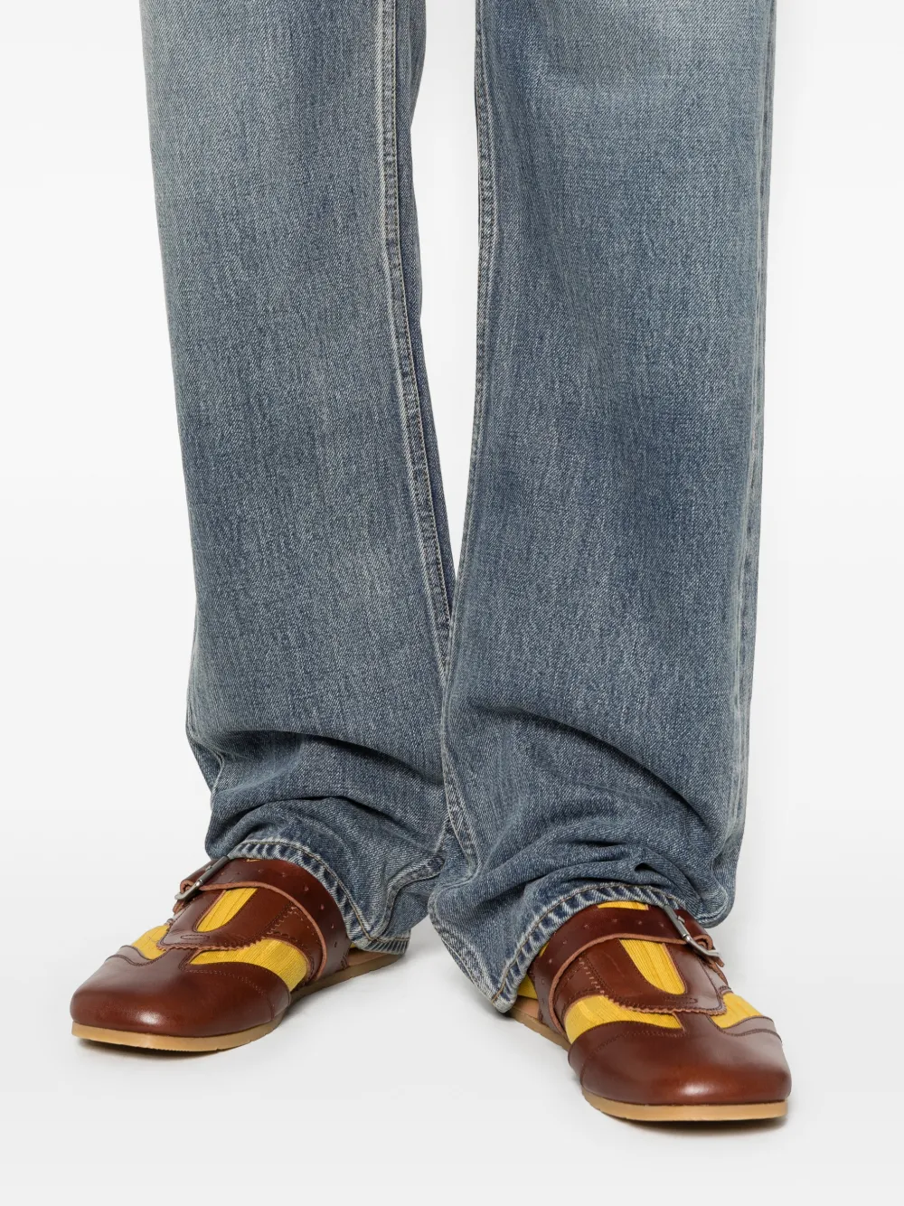 JW Anderson Jeans met knoop Blauw