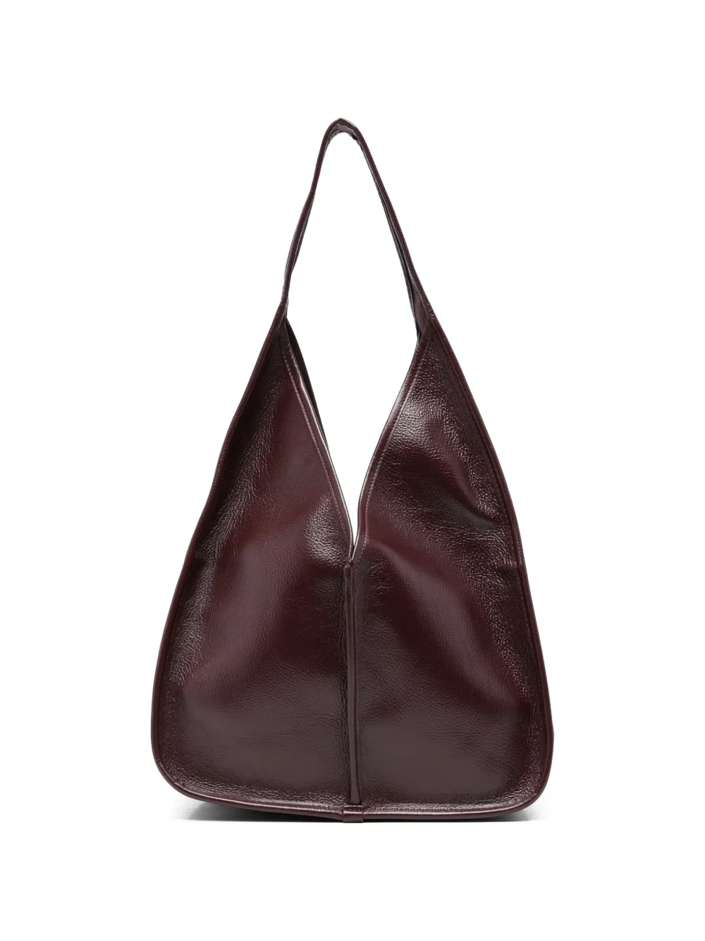 Hereu Calella panelled shoulder bag - Rosso