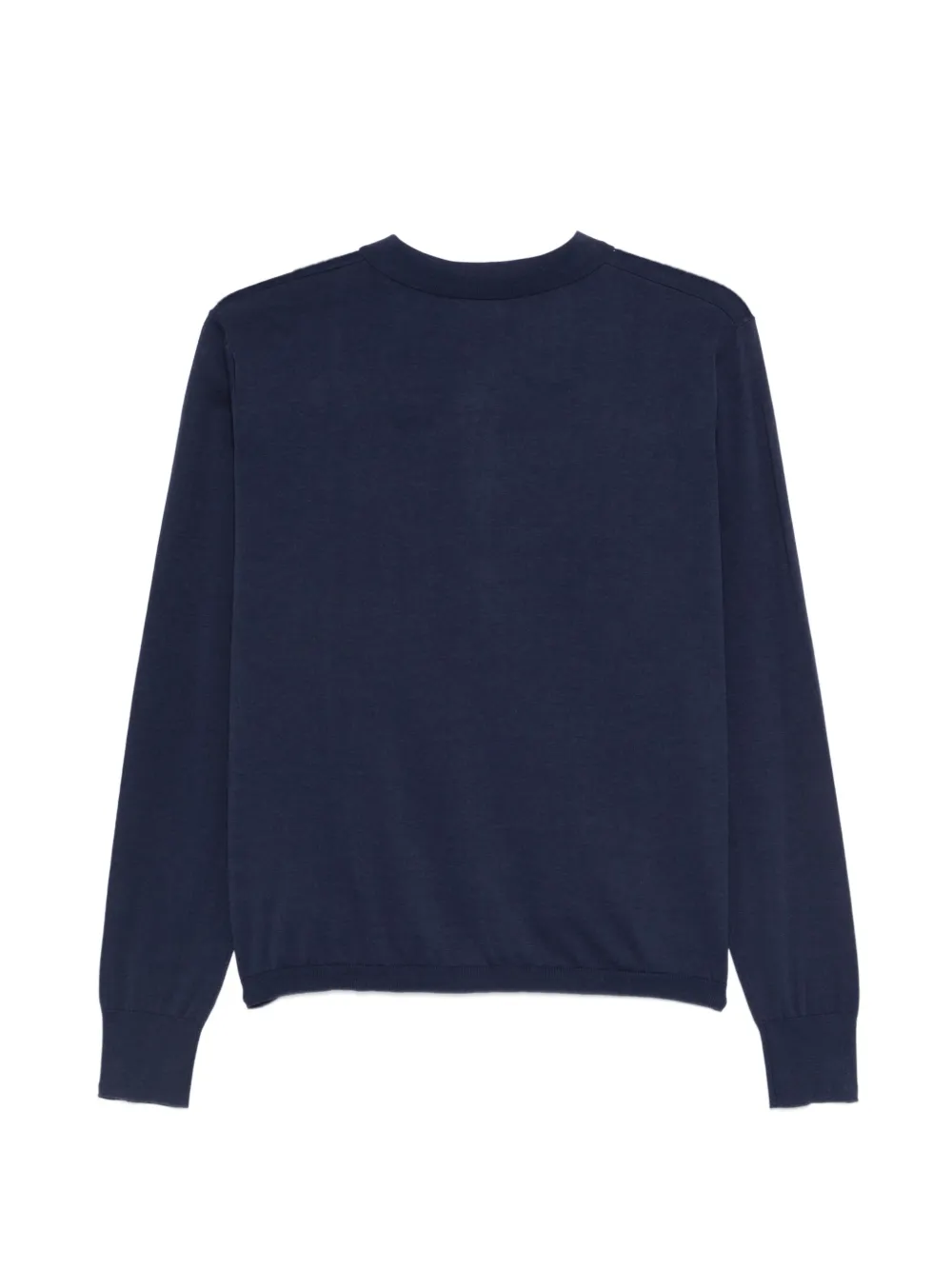 ASPESI Vest met kraag en knopen - Blauw