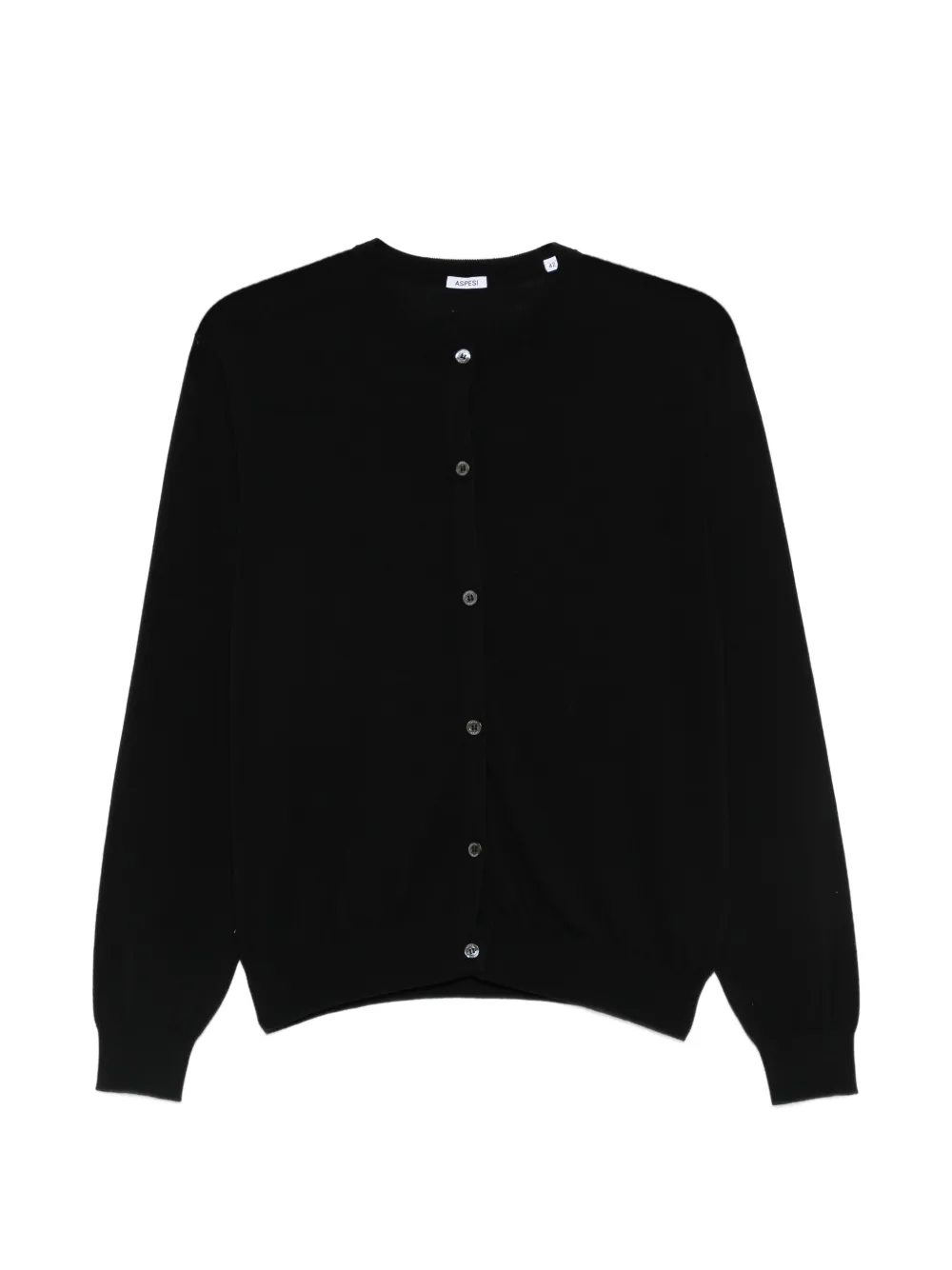 ASPESI Cardigan con bottoni - Nero