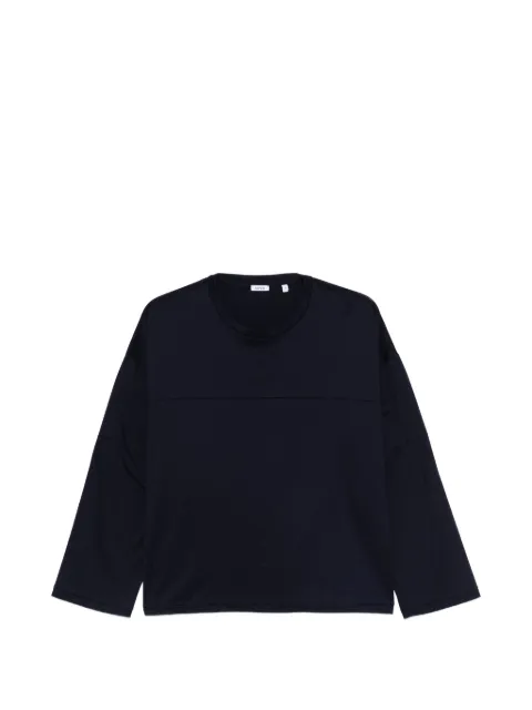 ASPESI top manga larga con cuello redondo