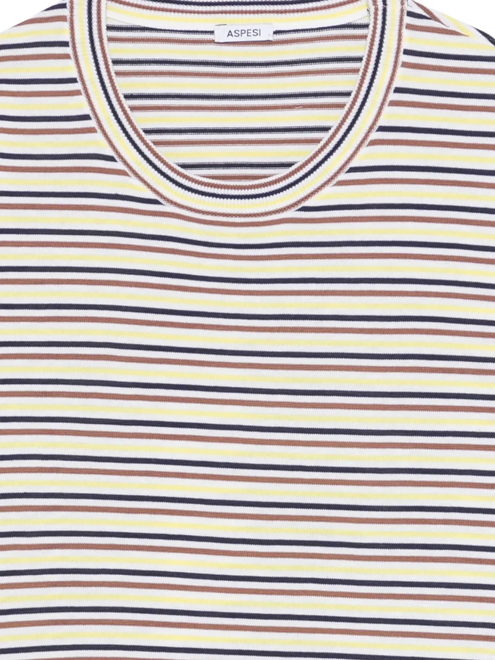  Aspesi Striped T-shirt - Yellow 