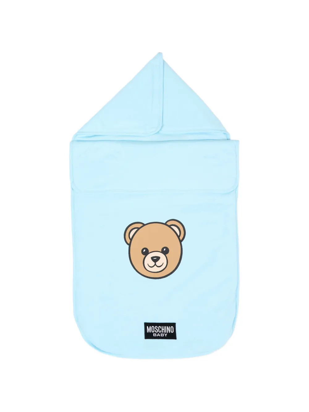 Moschino Kids Teddy-Bear baby sleeping bag - Blu