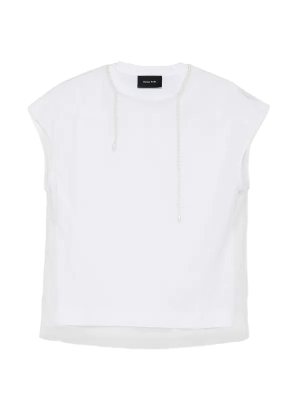 Simone Rocha Round-neck T-shirt in White