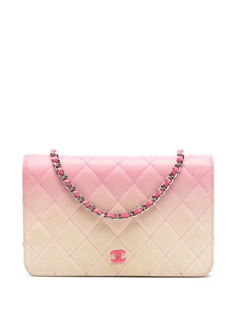 CHANEL Pre-Owned 2015-2016 Ombre Lambskin Degrade Wallet On Chain crossbody bag