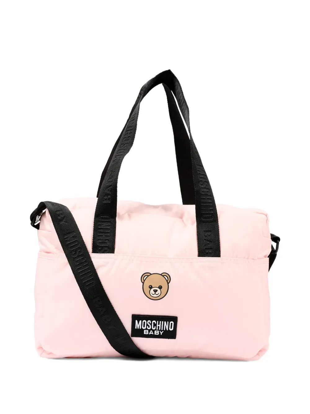 Moschino Kids Teddy-Bear print changing bag - Rosa