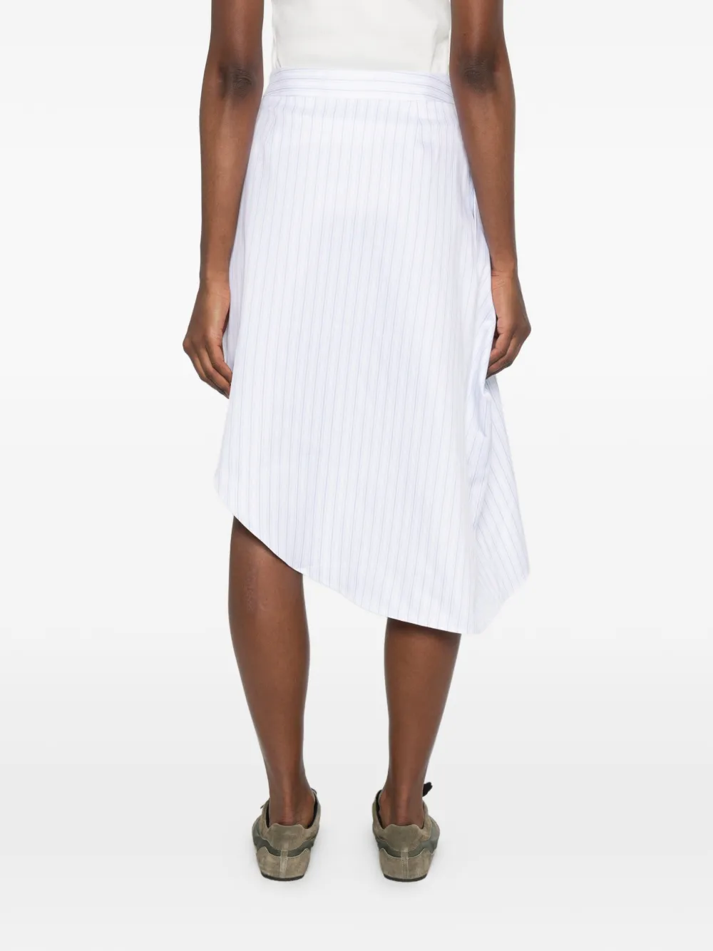 JW Anderson Gestreepte rok Wit