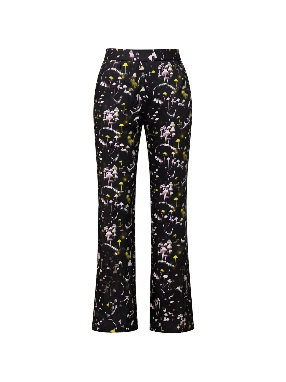 Fleur Du Mal Ethereal Mushroom printed pyjama bottoms - Nero