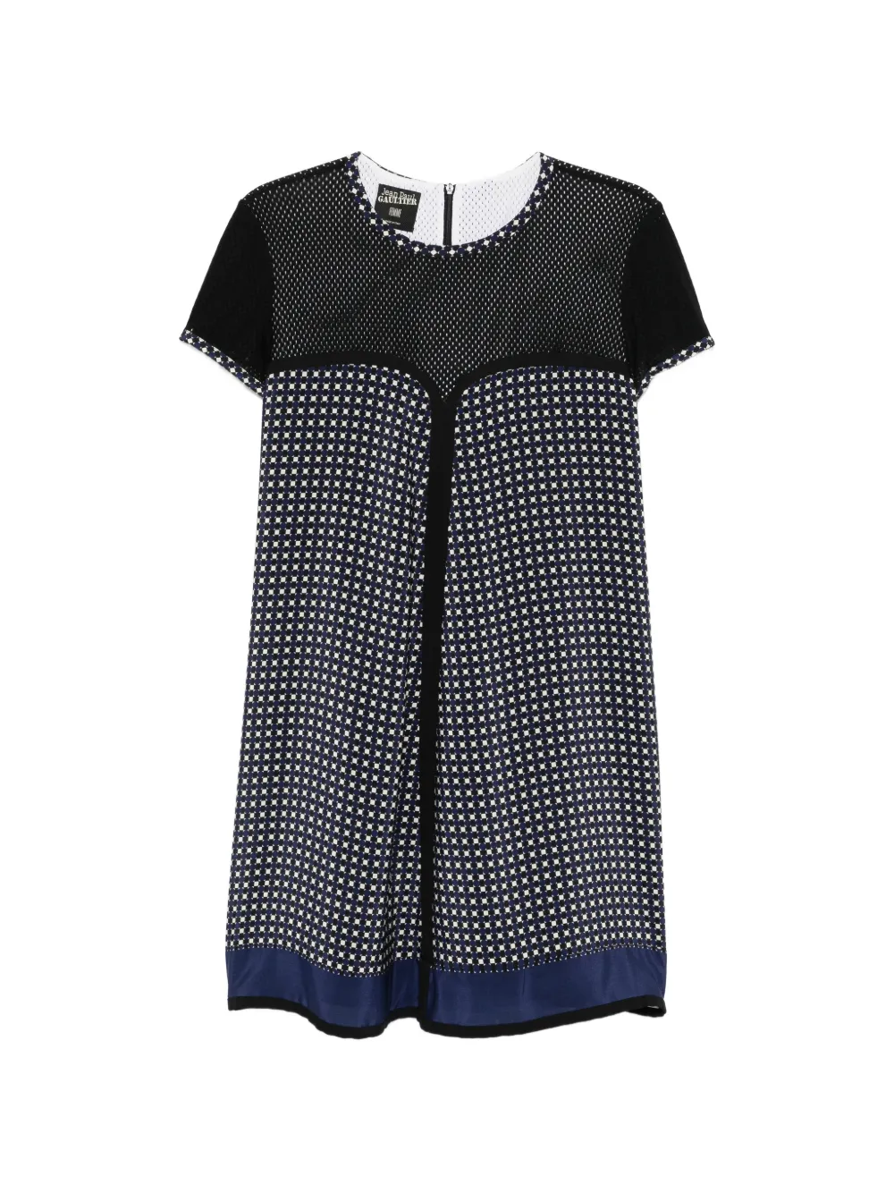 Jean Paul Gaultier Pre-Owned Abito con inserti anni 2000 - Nero