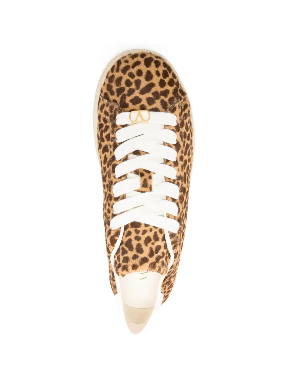 Valentino Garavani Sneakers met luipaard-detail Beige