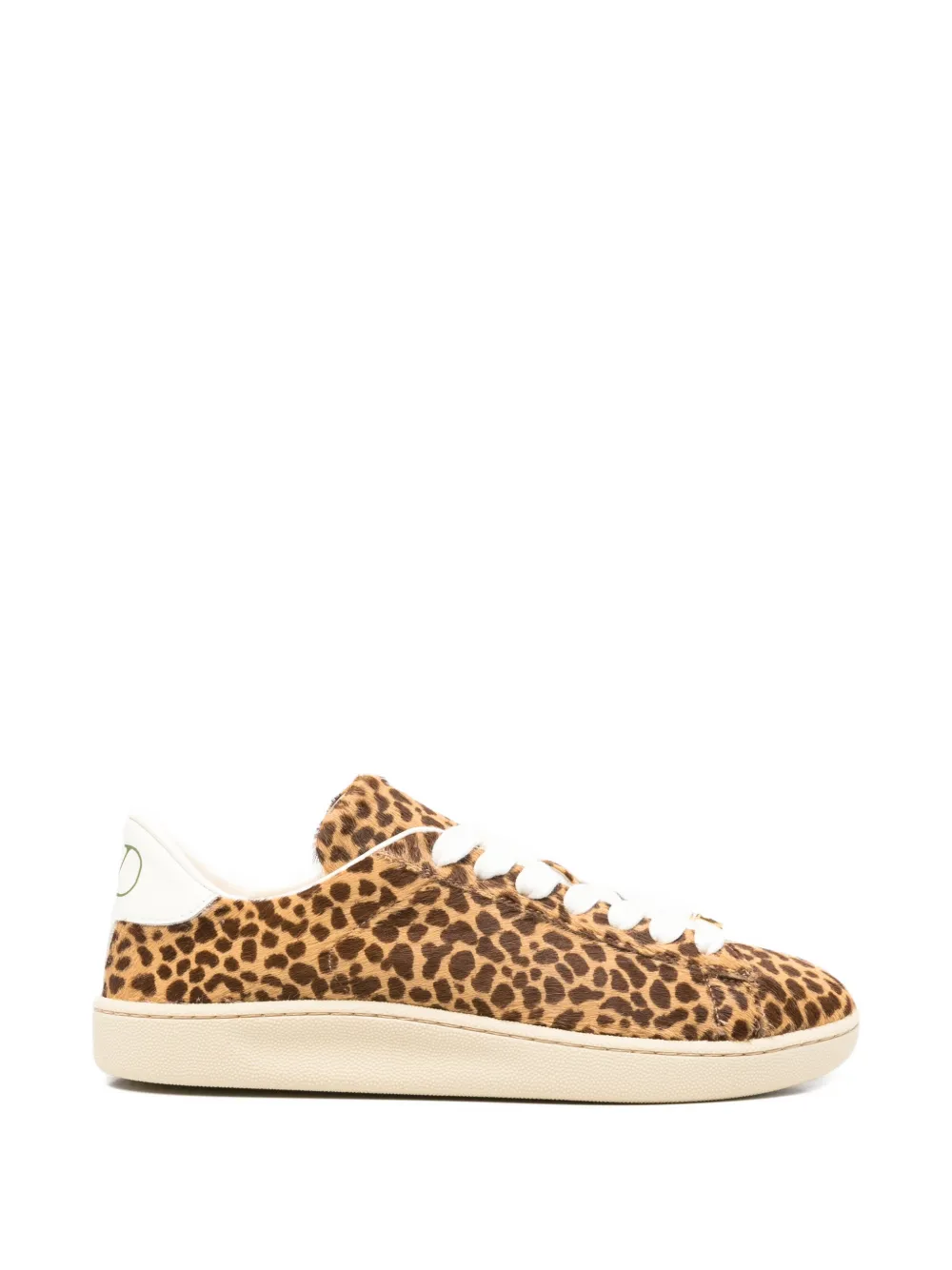 Valentino Garavani leopard detail sneakers - Toni neutri