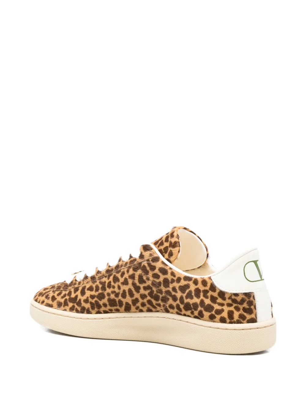 Valentino Garavani Sneakers met luipaard-detail Beige