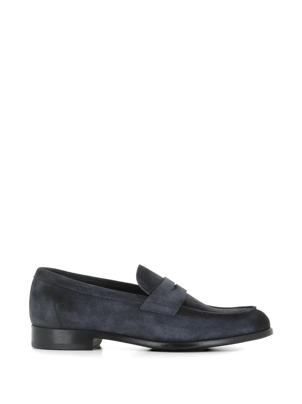 Doucal's calf suede loafers - Blu