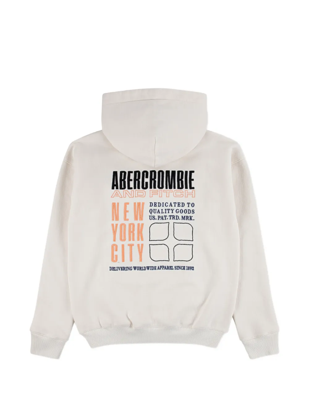 ABERCROMBIE FITCH KIDS Hoodie met borduurwerk Beige