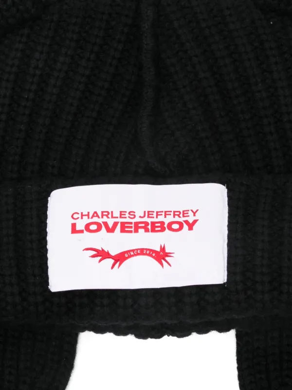 Charles Jeffrey Loverboy Chunky Rabbit Beanie | Black | FARFETCH