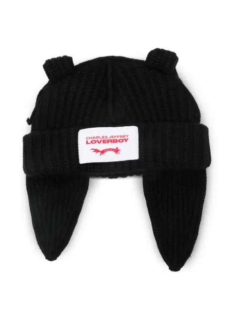 Charles Jeffrey Loverboy ears knitted beanies hat