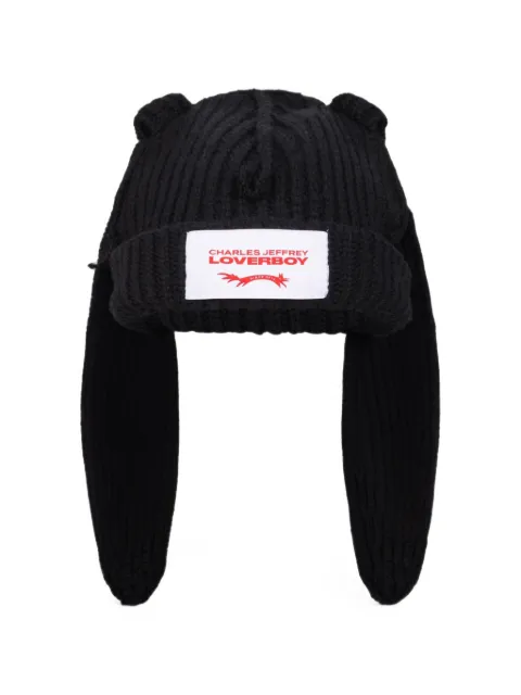 Charles Jeffrey Loverboy Chunky rabbit beanie