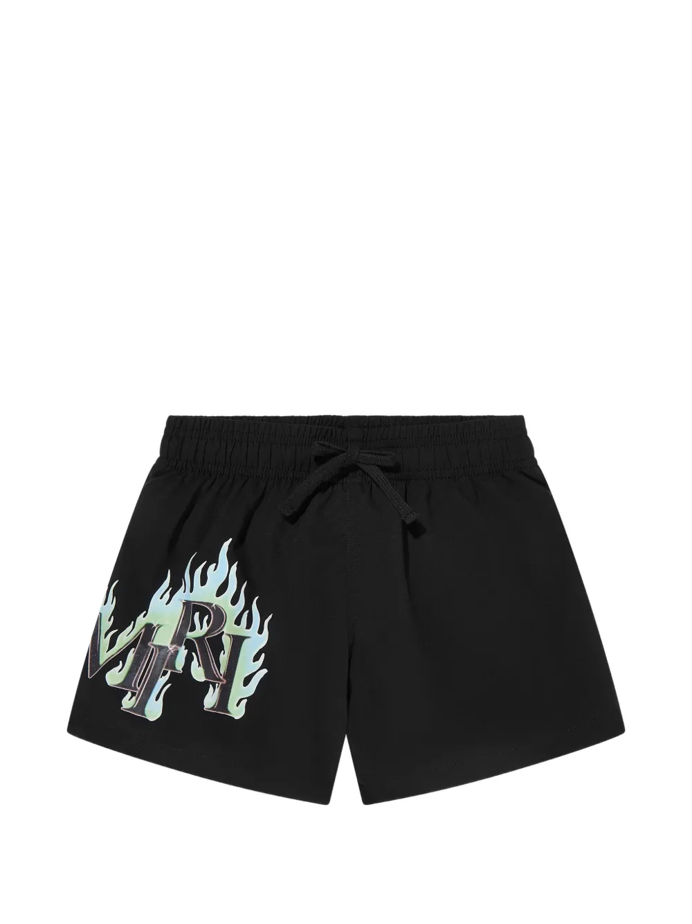 AMIRI KIDS flame-print swim shorts - Nero