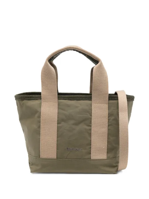 Barbour mini Mya tartan-detail tote bag