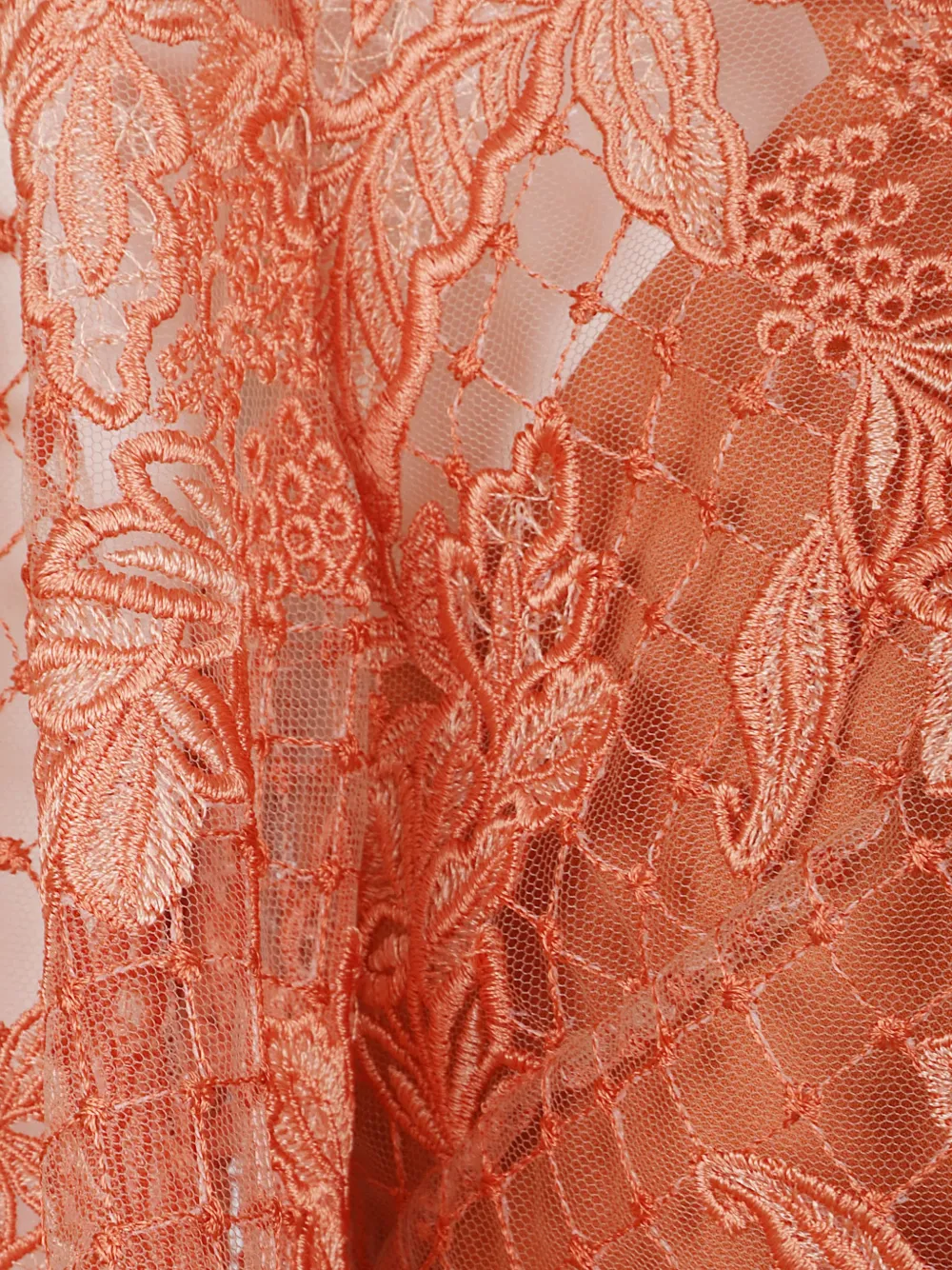 Elie Saab Jurk met bloemenprint Oranje