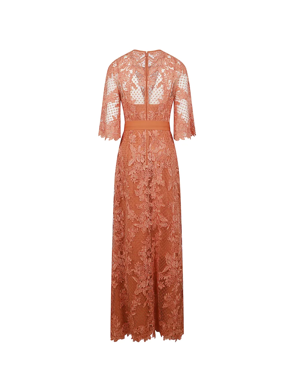 Elie Saab Jurk met bloemenprint Oranje