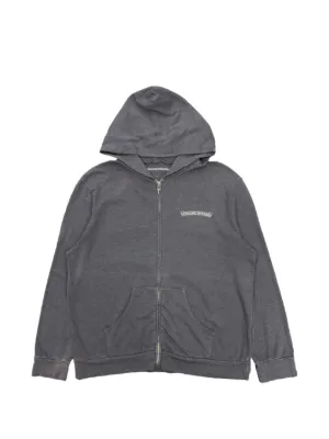 Chrome Hearts zip-up Hoodie | Grey | FARFETCH IN
