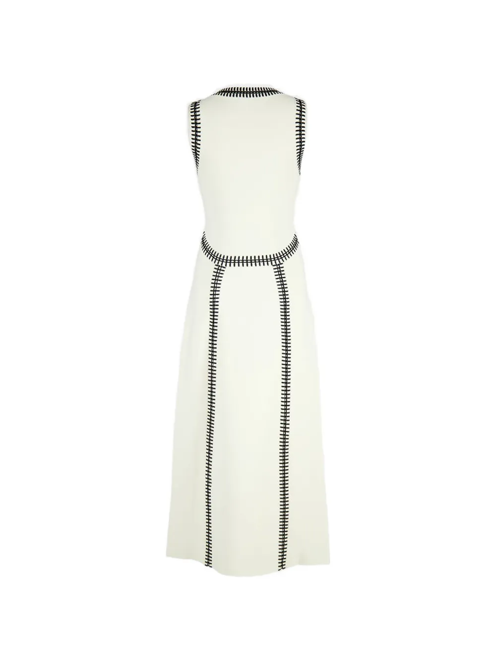 Johanna Ortiz Spiritual midi-jurk met V-hals Beige