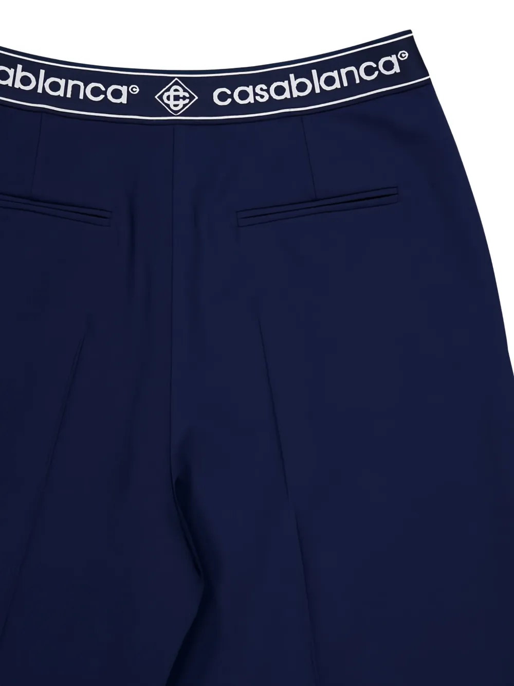 Casablanca Pantalon met logo Blauw