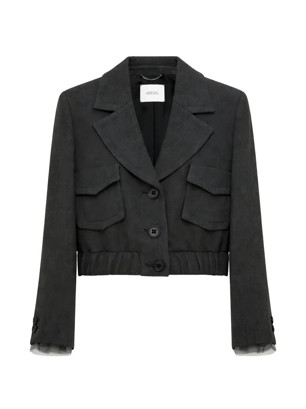 Dorothee Schumacher cropped jacket - Grigio