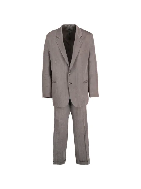 Giorgio Armani Pre-Owned notched-lapel suit