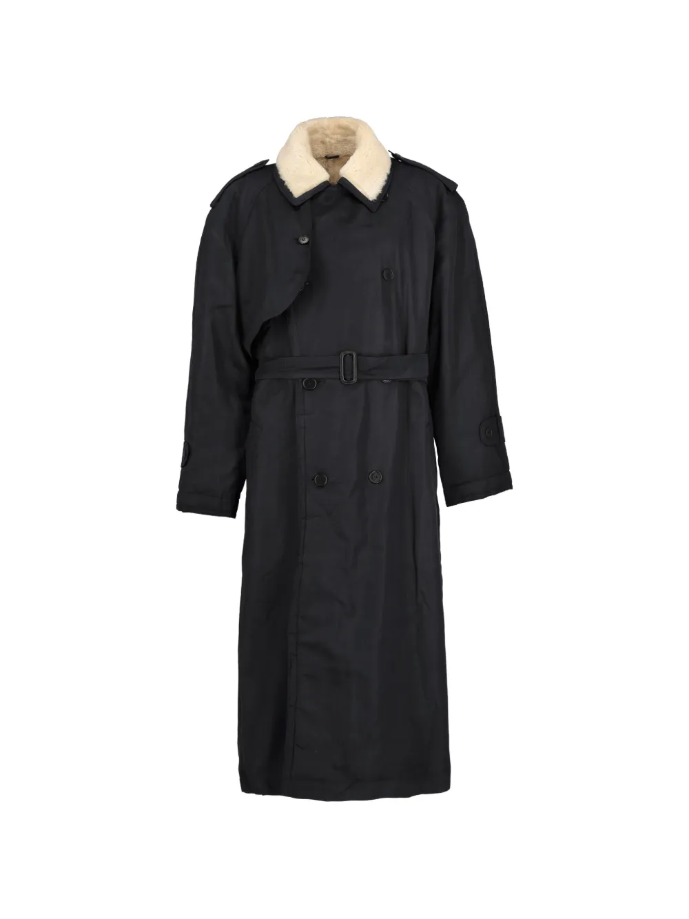 Valentino Pre-Owned double-breasted trench coat - Black