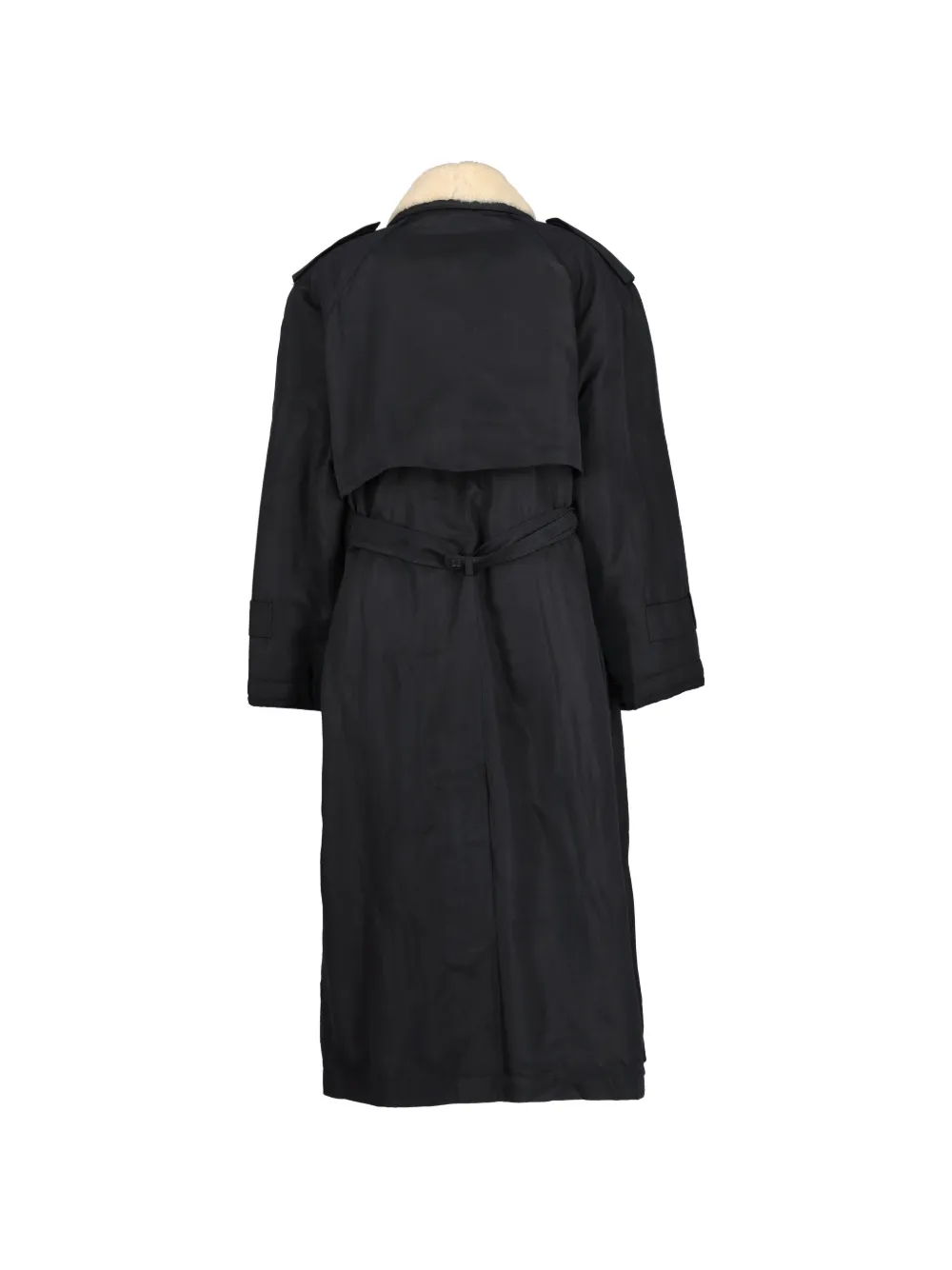  Valentino Pre-owned Gabardina Con Doble Botonadura - Negro 